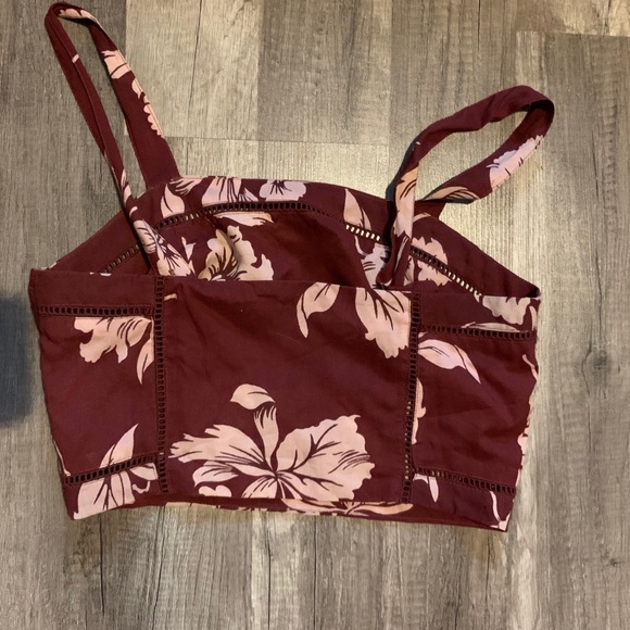 Floral crop top - Picture 2 of 4